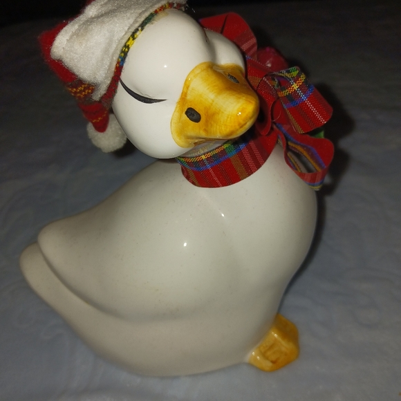 Christmas Ceramic Duck - Picture 2 of 5